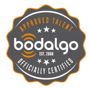 Bodalgo Approved voice actor badge